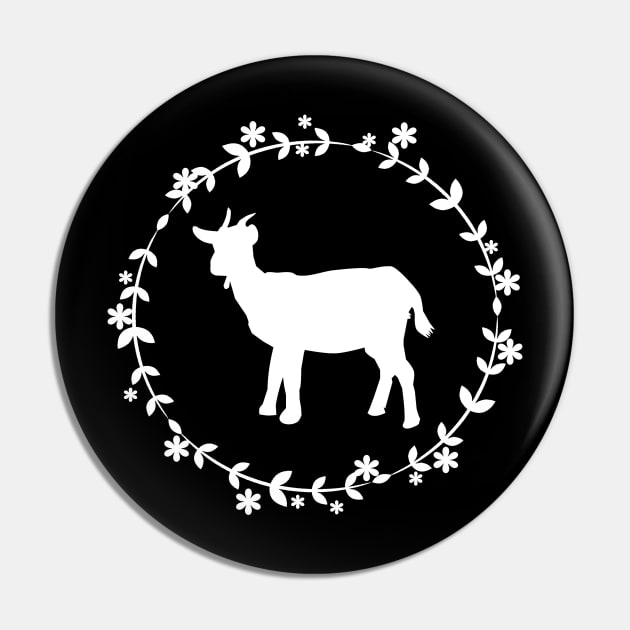 Cute Goat Pin by LunaMay