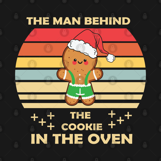 Christmas Pregnancy Gingerbread Man Baby Cookie In This Oven by MZeeDesigns