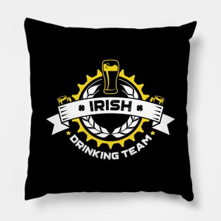 Irish Drinking Team Irish St Patricks Day Pillow