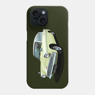 Ford Anglia in lime green Phone Case