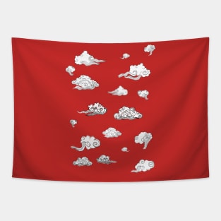 Clouds of oriental mythology Tapestry