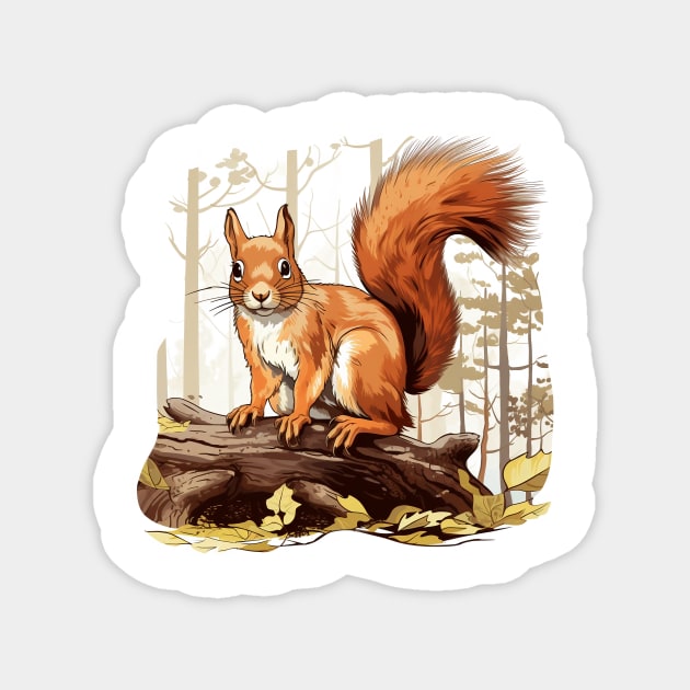 Squirrel Whisperer Magnet by zooleisurelife