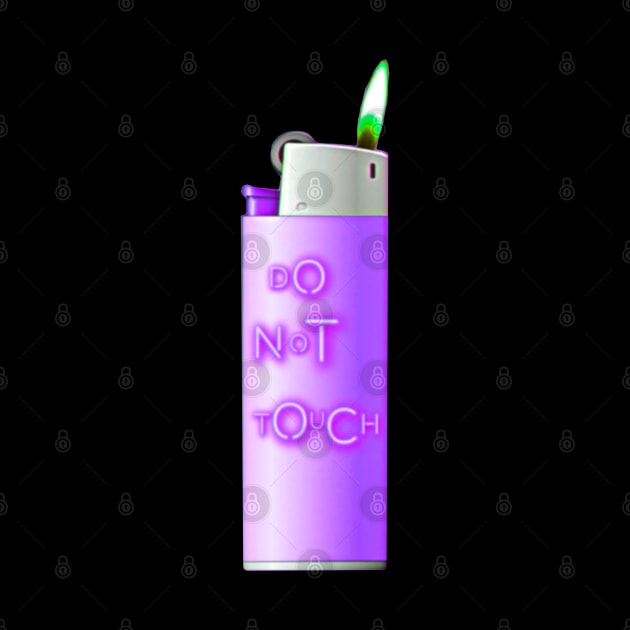 Purple Lighter by ROLLIE MC SCROLLIE