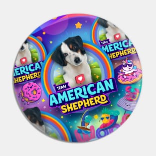 American Shepherd dog v2 Pin