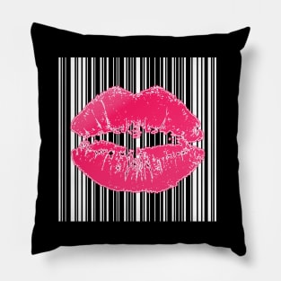 Barcode kiss 2 Pillow