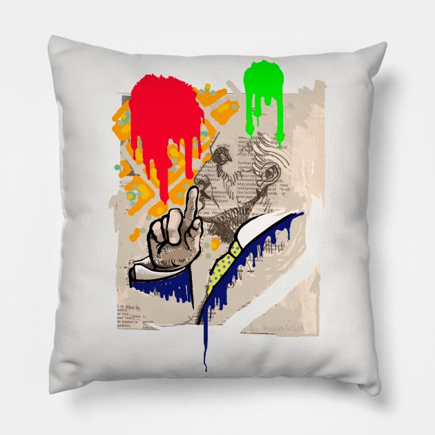 Authority Pillow by LarryHankin