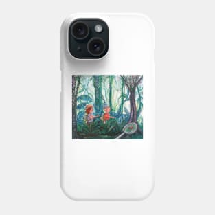 Teo and Leo in the bush Phone Case