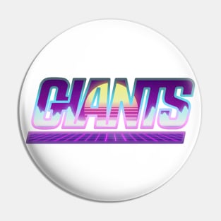 Vaporwave Giants Pin