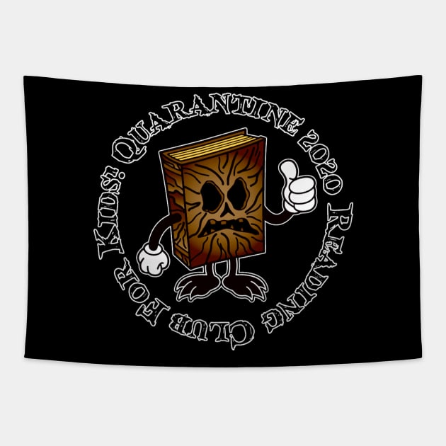 Quarantine 2020 Reading Club Tapestry by OrneryDevilDesign