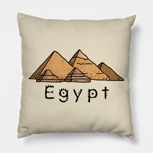 Travel to Egypt, history of egypt Pillow