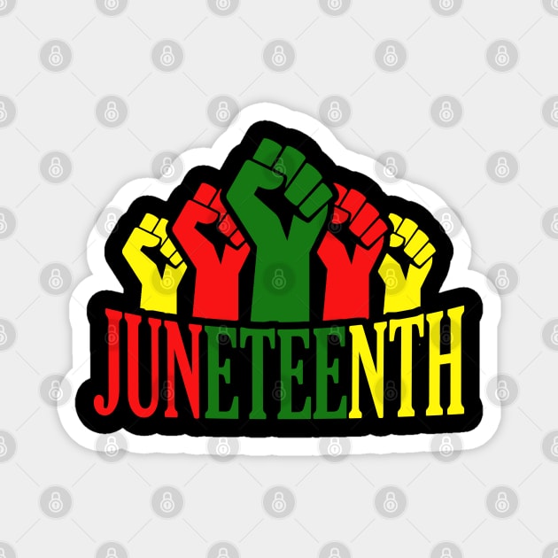 Juneteenth, Black History, Freedom, black power Magnet by UrbanLifeApparel