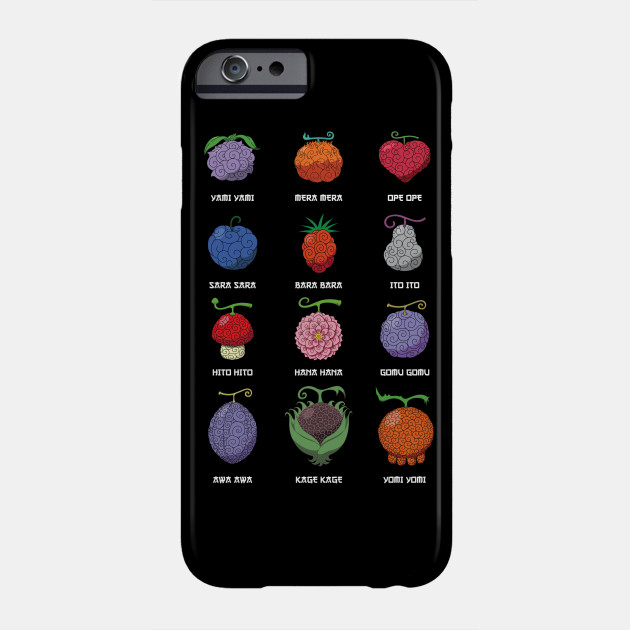 One Piece Devil Fruits Anime Gomu Gomu Devil Fruit Phone Case