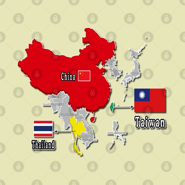 where is taiwan world map | taiwan location map_not Thailand and China_yellow by jessie848v_tw