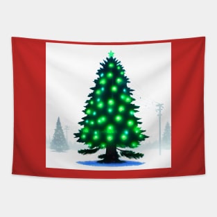 Christmas tree Tapestry