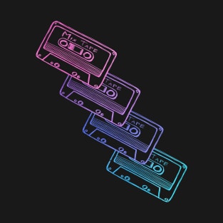 Neon Cassette Tape T-Shirt