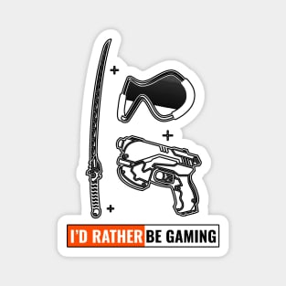 I'd Rather Be Gaming Magnet