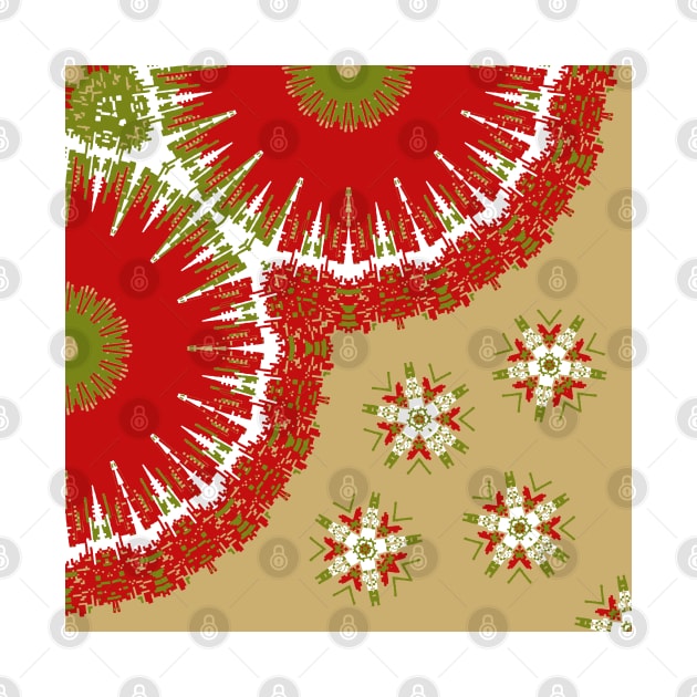 Christmas , Mandala,  Snow Flakes by justrachna