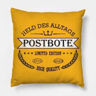 Held des Tages Postbote Vintage Design Pillow