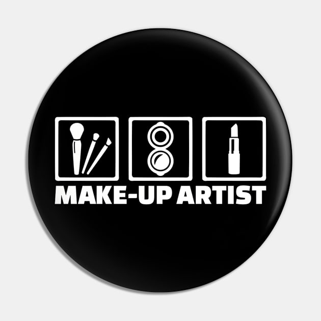 Make-up Artist Pin by Designzz
