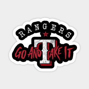 texas rangers (grunge) Magnet