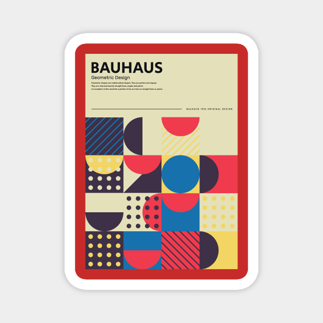 Bauhaus Magnet by Gnawtees