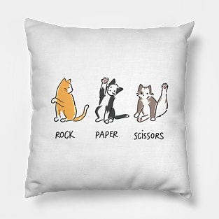 Rock Paper Scissors Cheeky Pillow