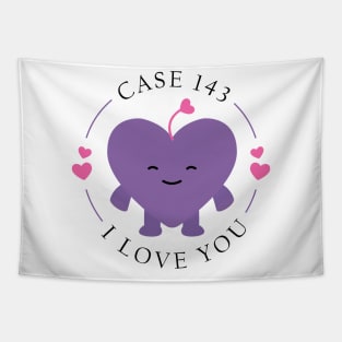 stray kids case 143 purple heart Tapestry