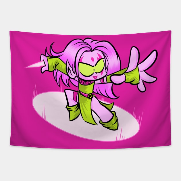 CutiePinkBlink Tapestry by BeefcakeBoss