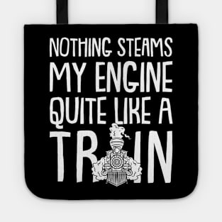 Gift For Train Lovers, Funny Train Gifts Tote