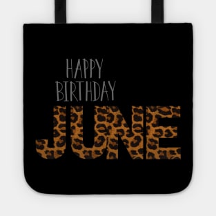 Happy birthday June,June birthday gift Tote