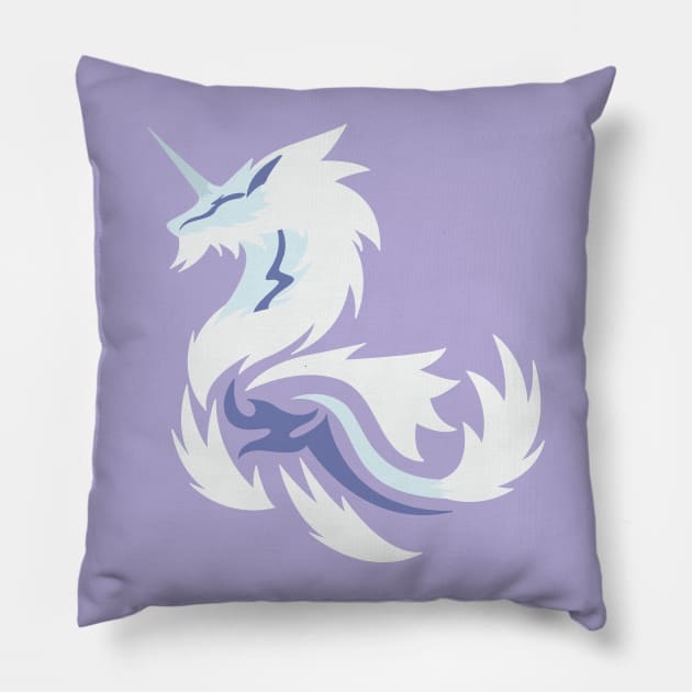 Schnee Blitz - Kirin Pillow by kinokashi