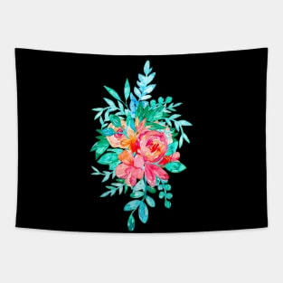 Juicy Watercolor Bouquet Tapestry