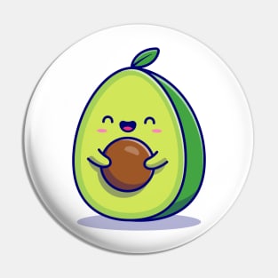 Cute Avocado Pin