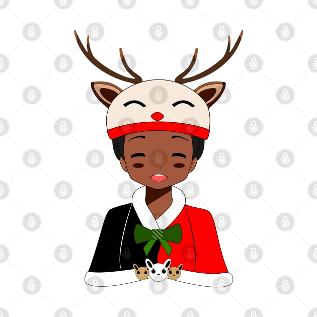 Reindeer Girl by Andile Mbhele