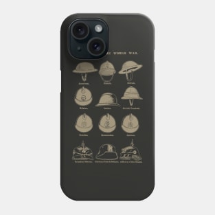 Helmets of the World War 1 Phone Case