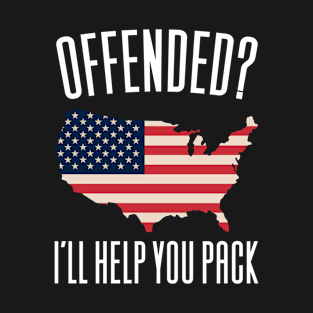 Conservative US Flag Politics T-Shirt