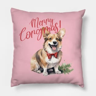 Merry Corgmas! Pillow