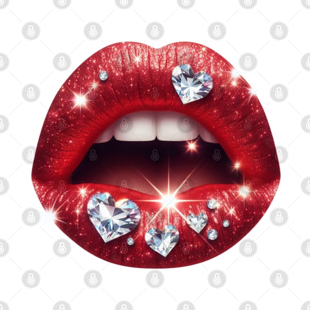 Valentines Lips by Chromatic Fusion Studio