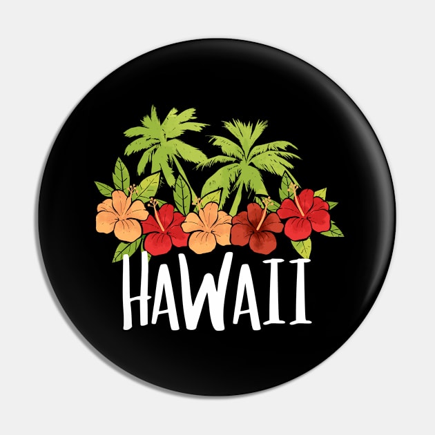 Hibiscus Flowers Hawaii Maui Big Island Aloha Gift Pin by amango