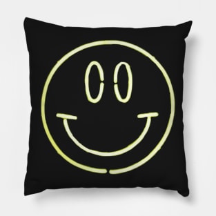 neon smile Pillow