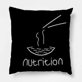 Nutrition Food Hand Drawing Pillow