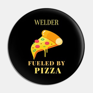 Pizza fueled welder Pin