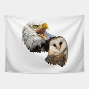 American Owl and Pigargo Tapestry