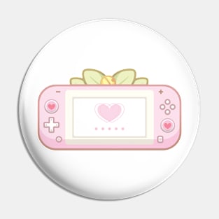 Cute Cozy Pink Light Gaming Console Pin