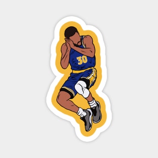 Stephen Curry Jumping Celebration Magnet