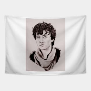 Mordred - edited pencil drawing Tapestry