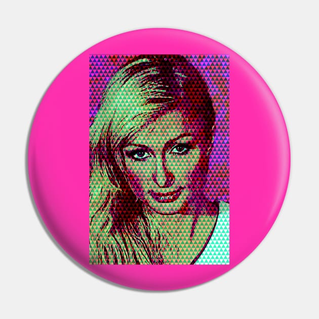 Paris Hilton Mugshot Pin by SABREart