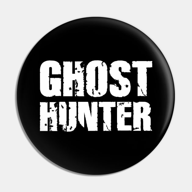 Ghost Hunter - Paranormal Investigator Spirit Hunting Retro Halloween Gift Idea Pin by PugSwagClothing