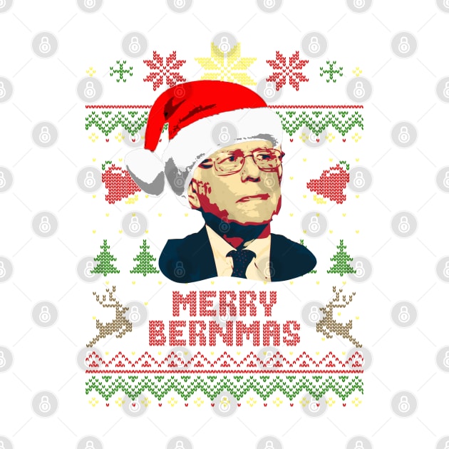 Bernie Sanders Merry Bernmas by Nerd_art