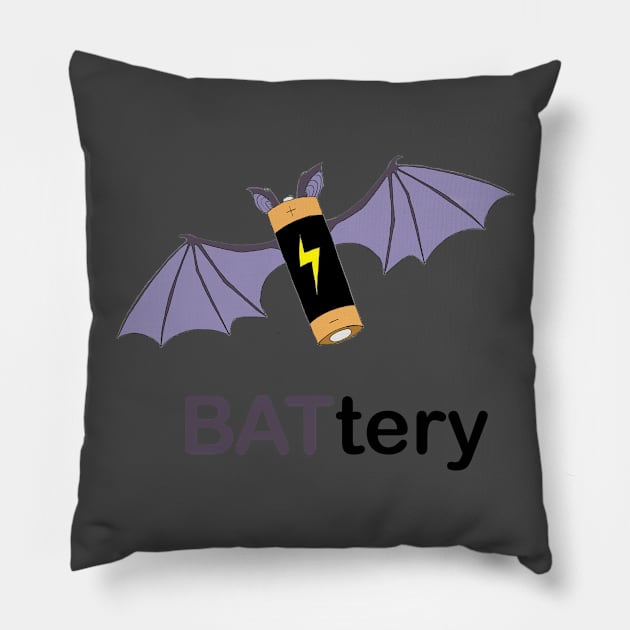 BATtery Pillow by obmik
